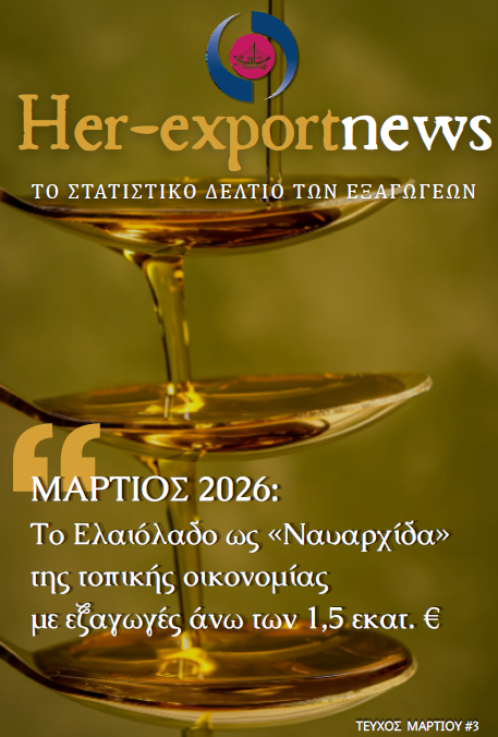 HER-Export News | Στατιστικό Δελτίο Μαρτίου 2026